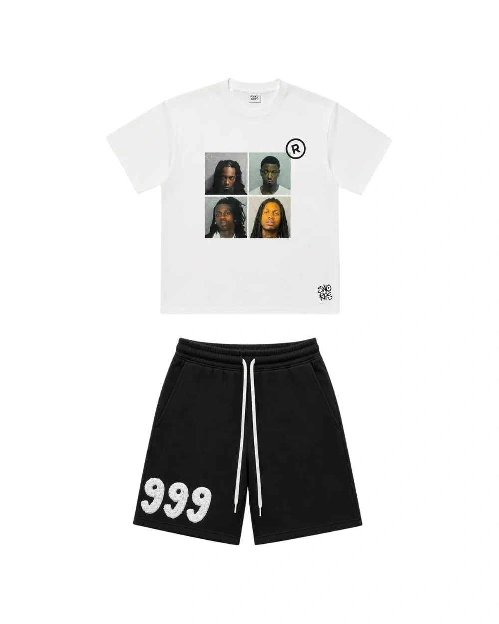 Fit koszulka "MugShots" + spodenki "999"