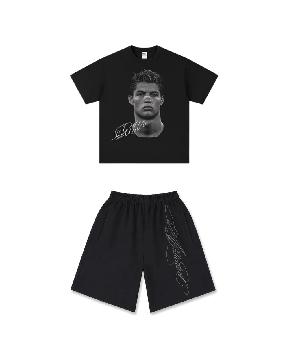 Fit koszulka CR7 + spodenki "lyrics"
