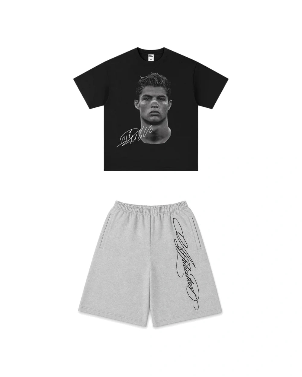 Fit koszulka CR7 + spodenki "lyrics"