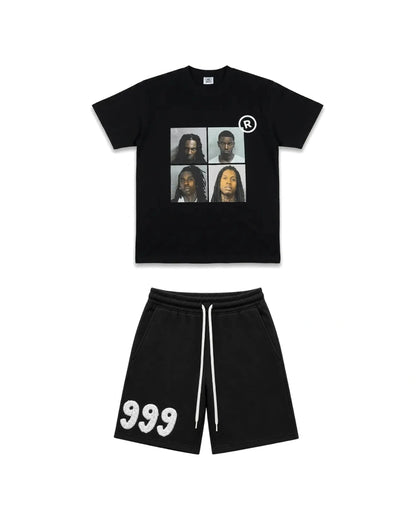 Fit koszulka "MugShots" + spodenki "999"