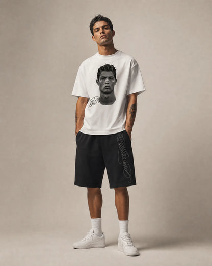 Fit koszulka CR7 + spodenki "lyrics"