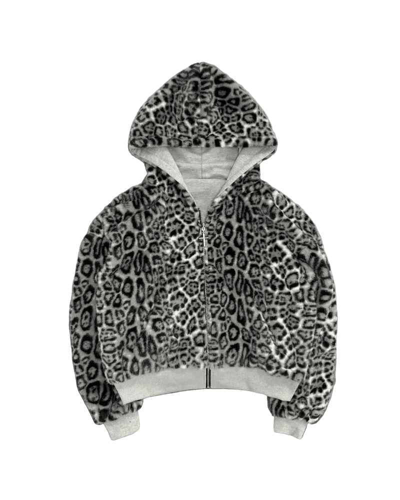 Bluza Rozpinana x Leopard - SWAGWRLD