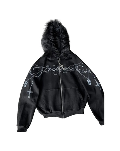 Bluza z odpinanym futerkiem - SWAGWRLD