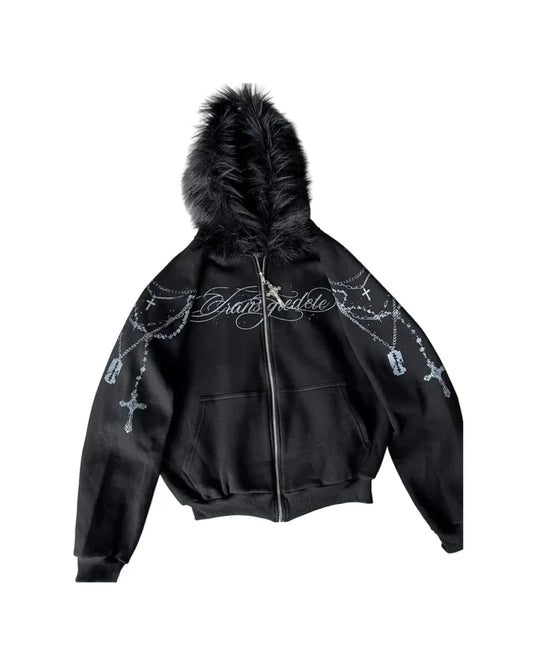 Bluza z odpinanym futerkiem - SWAGWRLD