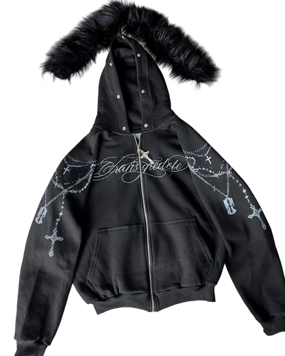 Bluza z odpinanym futerkiem - SWAGWRLD