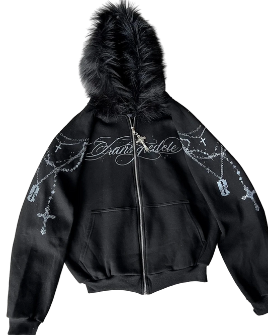 Bluza z odpinanym futerkiem - SWAGWRLD