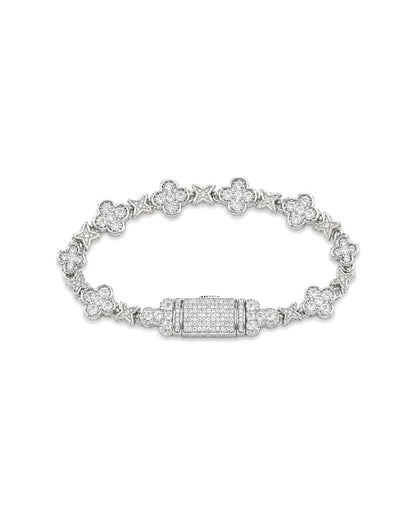 Bransoletka Krzyżowa Iced Out - SWAGWRLD