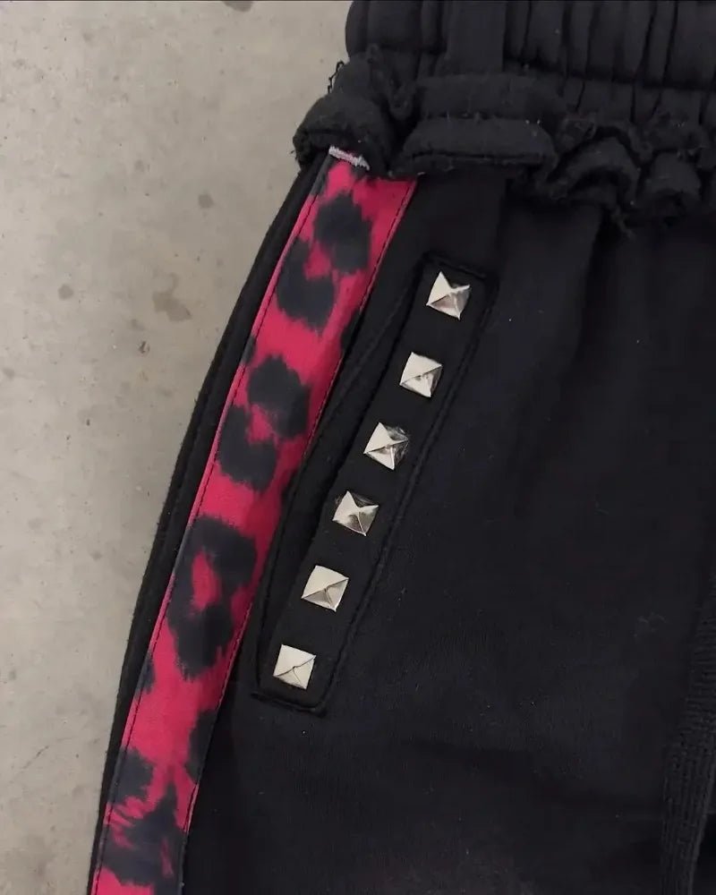 Double - Waist Pants x Leopard - SWAGWRLD