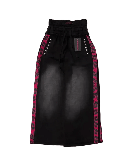 Double - Waist Pants x Leopard - SWAGWRLD