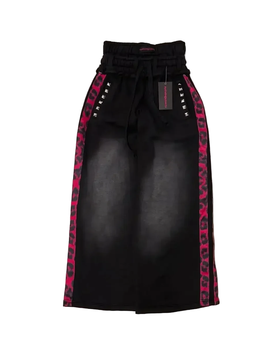 Double - Waist Pants x Leopard - SWAGWRLD