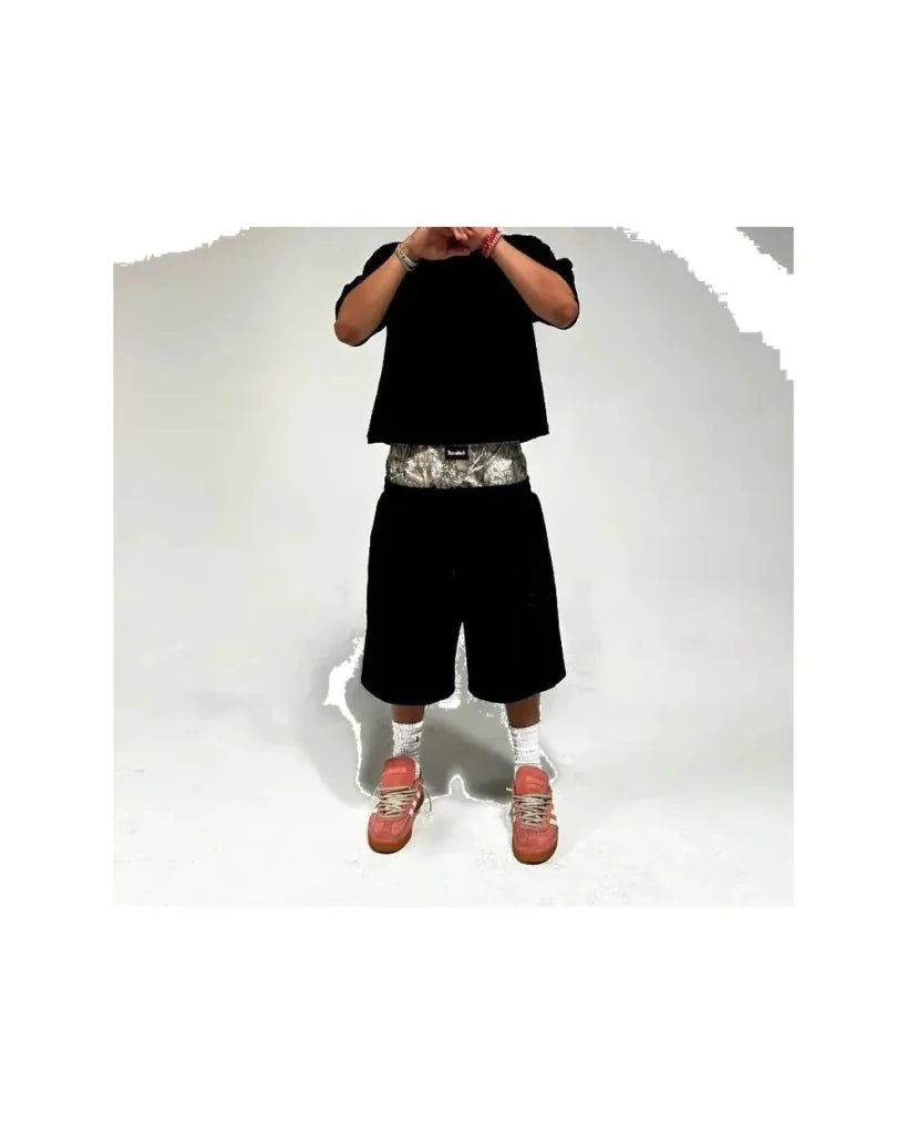 Krótkie spodenki Double - Waist - SWAGWRLD