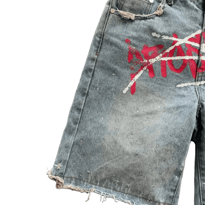Krótkie spodenki "graffiti" - SWAGWRLD
